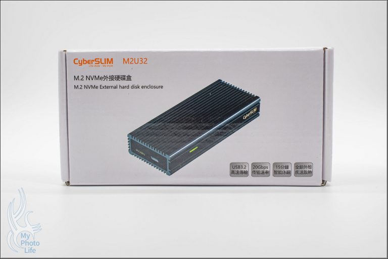 CyberSLIM M.2 NVME 硬碟外接盒 USB3.2 Gen2x2 (20Gbps) M2U32