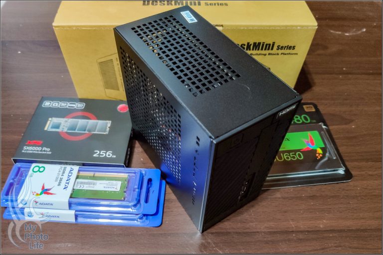 AMD R5 2400G 搭 華擎 DeskMini A300【Mini-STX準系統】